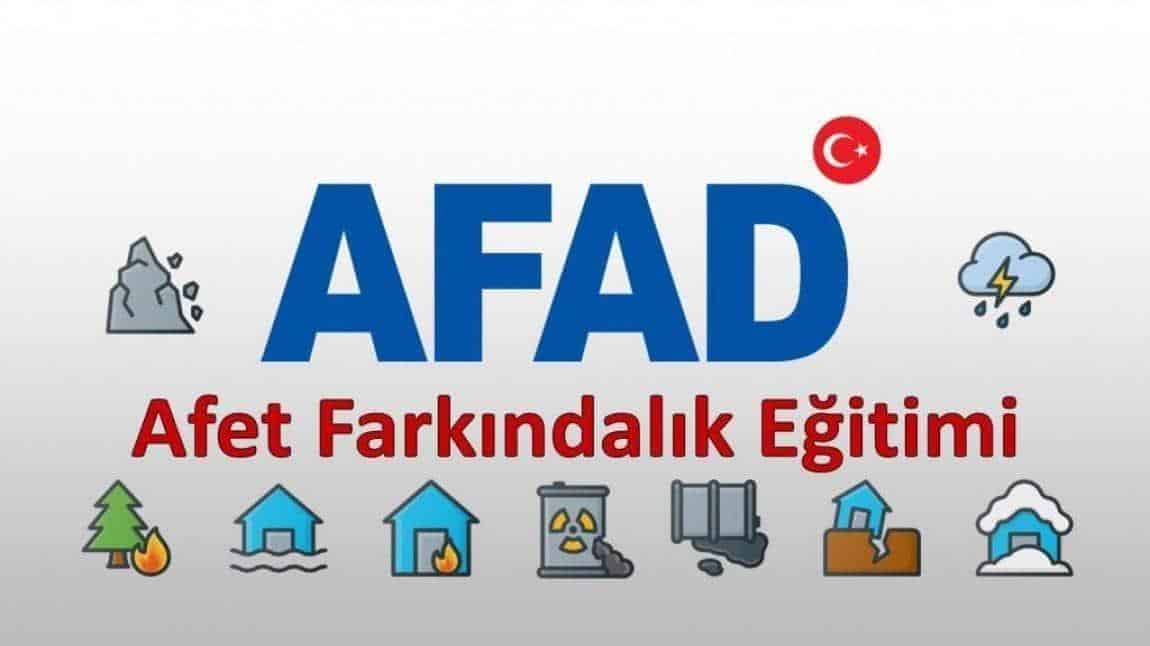 2024-2025 Eğitim Öğretim Yılı AFAD ÇALIŞMASI 